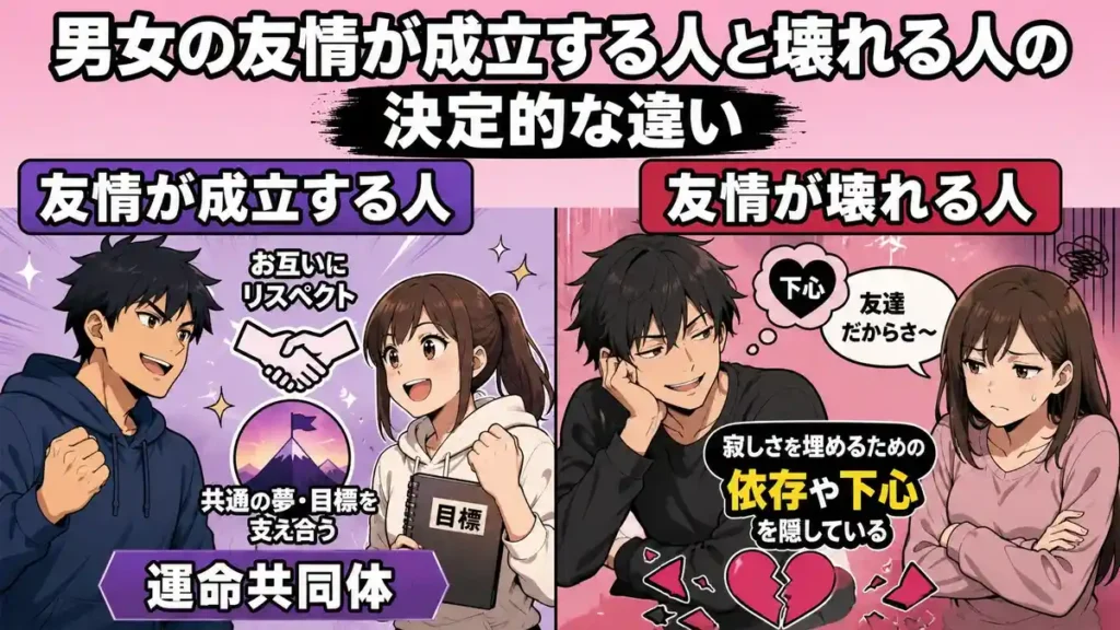 男女の友情が成立する人と壊れる人の決定的な違い